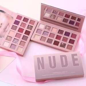 MKSL ® Get Smoky 18 Color Eyeshadow Palette |Long-Lasting | Smudge Free | Long Wearing And Easily Blendable Eye Makeup Palette Matte, Shimmery And Metallic Finish